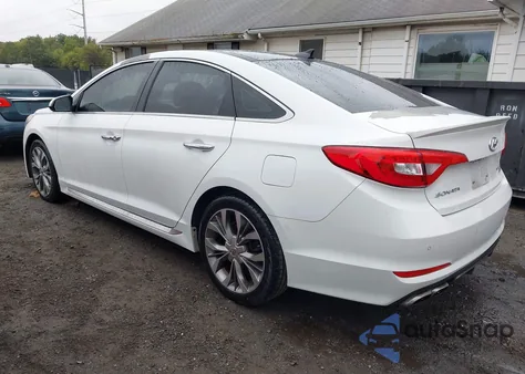 2015 Hyundai Sonata Limited 2.0T from USA, damaged, VIN 5NPE34AB1FH137383